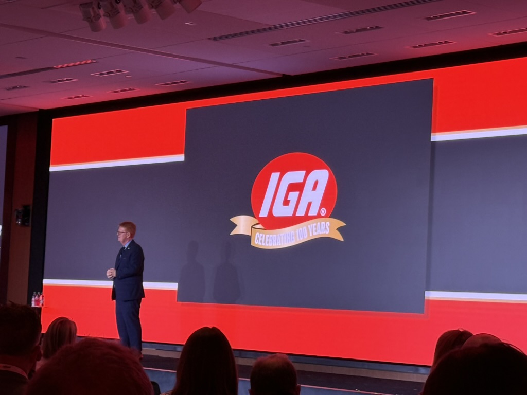 IGA Centennial Celebration keynote presentation at the Coca-Cola headquarters in Atlanta